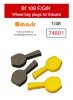 Omask 74801 Bf 109 F/G/K wheel bay plugs (for Eduard) 1/48